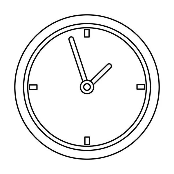 Horloge temps montre ivon — Image vectorielle