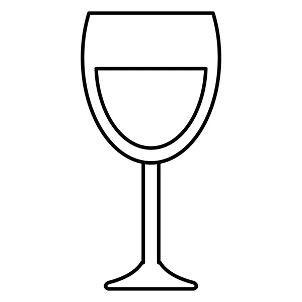 Εικονίδιο ποτήρι κρασί Κύπελλο — Διανυσματικό Αρχείο