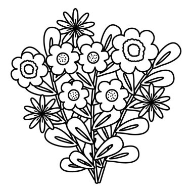 çiçek ve Bahçe dekoratif yaprakları