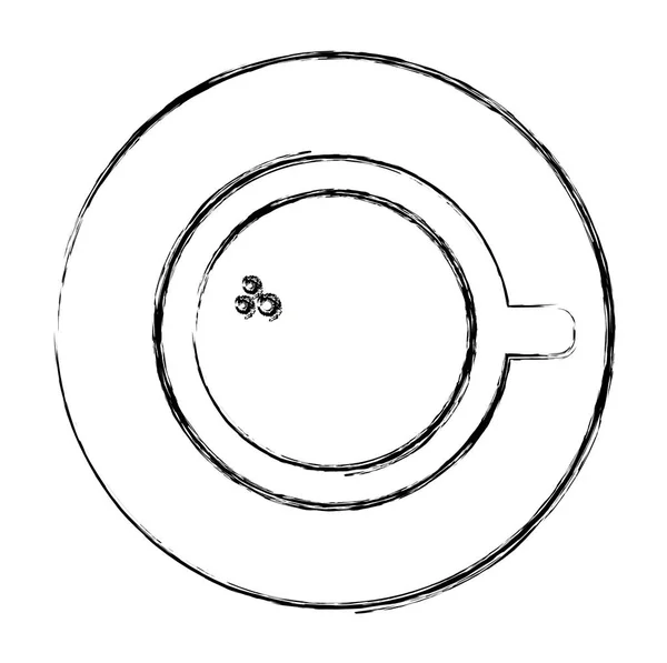 コーヒー カップのアイコンを分離 — ストックベクタ