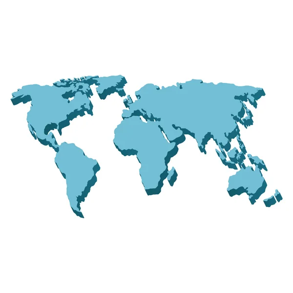 Világ bolygó Föld térképek — Stock Vector