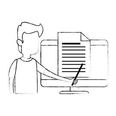 bilgisayar karakteri adam öğretim