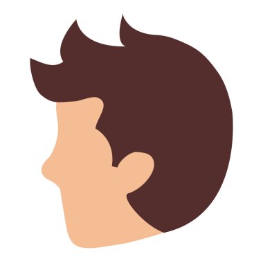 genç adam baş avatar karakter