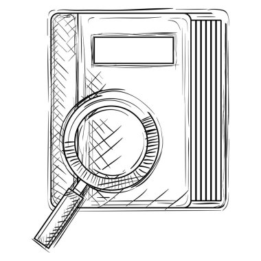 Büyüteç ile defter