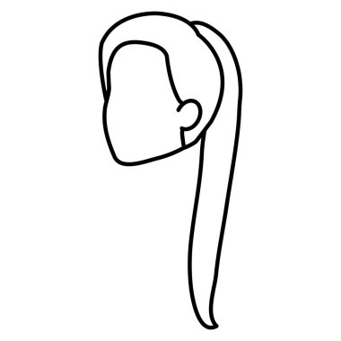 güzel ve genç kadın baş