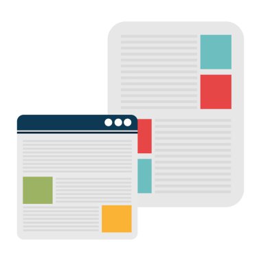 belge içeren Web sayfası arabirim şablonu