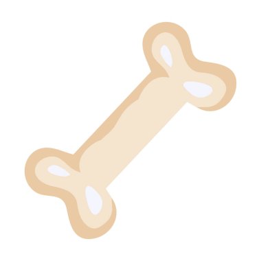 evde beslenen hayvan kemik izole simgesi