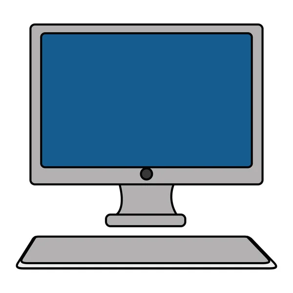 Иконка рабочего стола компьютера — стоковый вектор