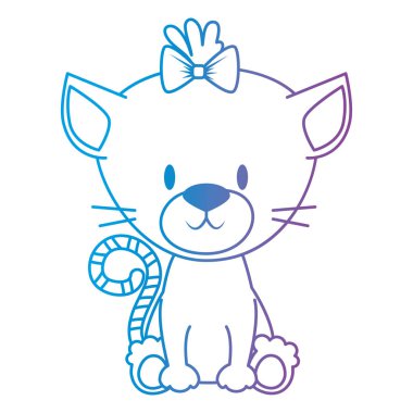 sevimli ve sevimli kitty kadın karakter