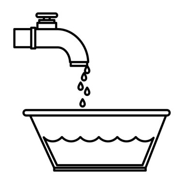 su ile çamaşır plastik pot