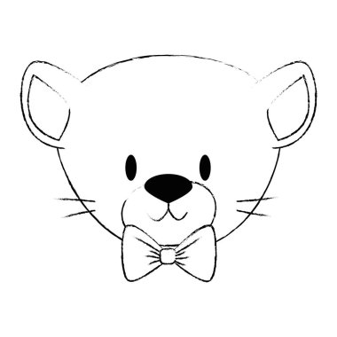 sevimli ve sevimli kitty karakter