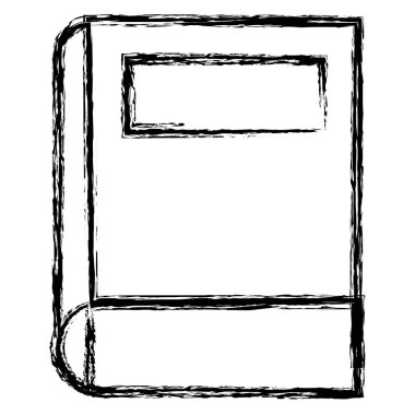 kitap okul izole simgesi