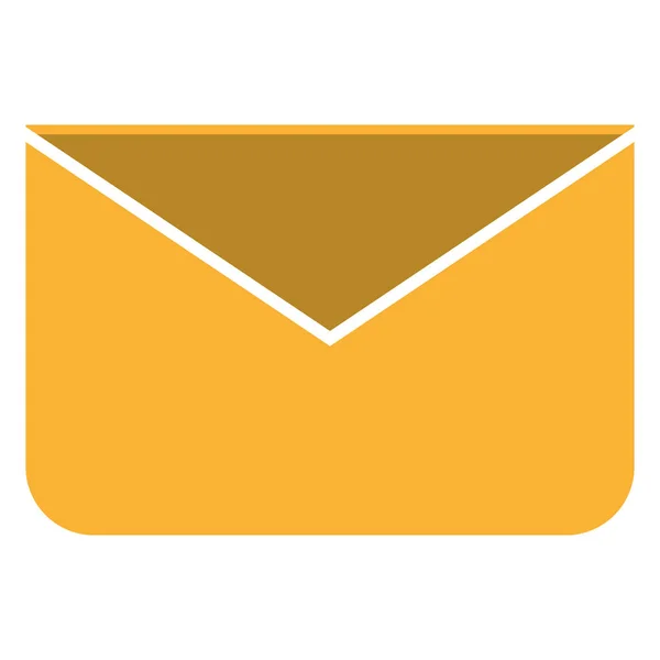 孤立的邮件信封图标 — 图库矢量图片