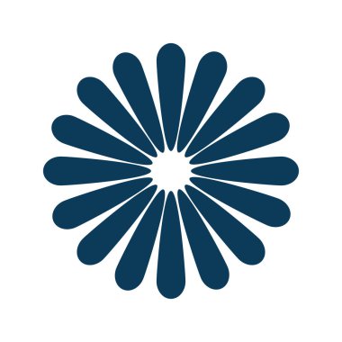 güzel çiçek dekoratif simgesi