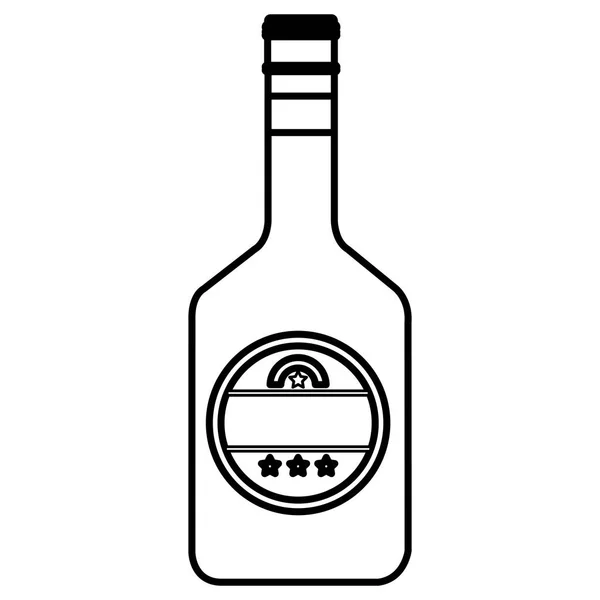 Wine bottle drink icon — Stock Vector