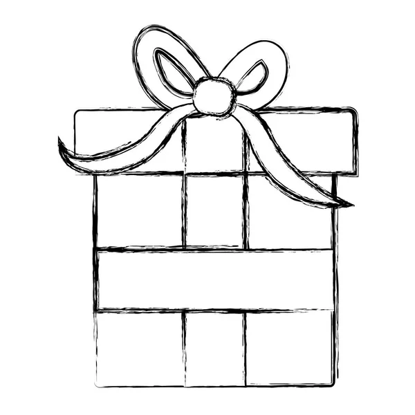 Gift box present icon — Stock Vector