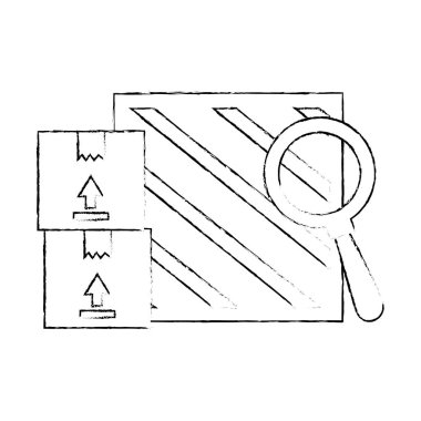 büyüteç ile ahşap kutular teslim hizmeti