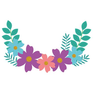 çiçek ve Bahçe dekoratif yaprakları