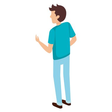 genç adam avatar karakter