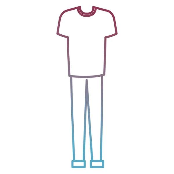 Mannelijke kleding mode-icoon — Stockvector