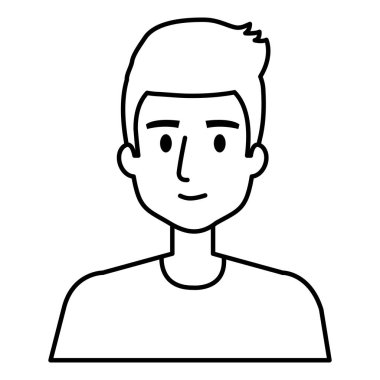 genç adam avatar karakter