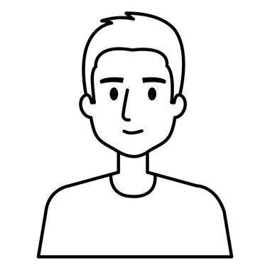 genç adam avatar karakter