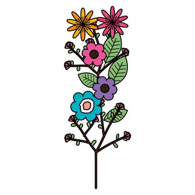 çiçek ve Bahçe dekoratif yaprakları