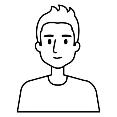 genç adam avatar karakter