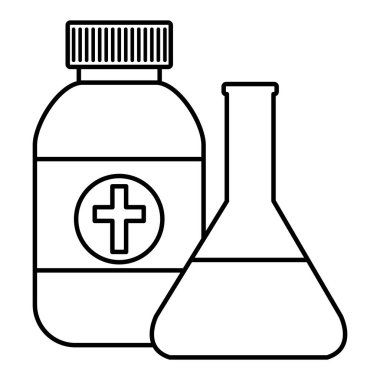 Tüp testi ile tıp şişesi