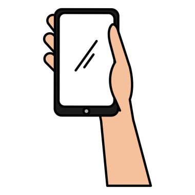 el smartphone aygıt ile insan