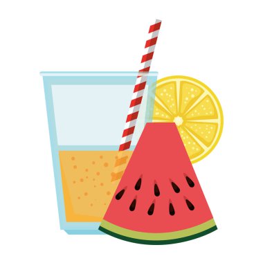 karpuz ile tropikal kokteyl