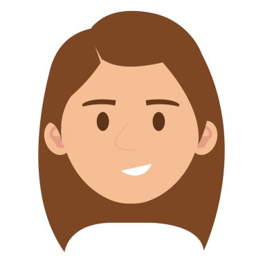 güzel ve genç kadın baş