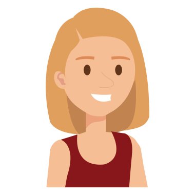 güzel ve genç kadın karakter