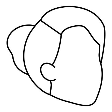 güzel ve genç kadın baş