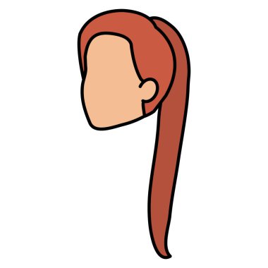 güzel ve genç kadın baş