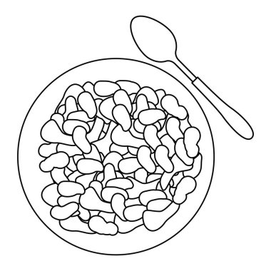 Mısır gevreği yemek kaşık ile