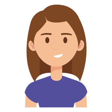 güzel ve genç kadın karakter