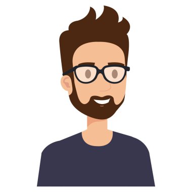 Sakallı genç adam Avatar karakteri