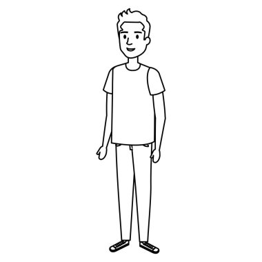 genç adam avatar karakter