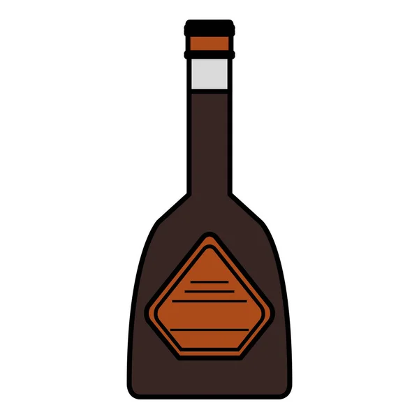 Whiskey Flasche Drink-Ikone — Stockvektor