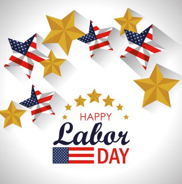 bayrak ABD iş gün kutlama yıldız