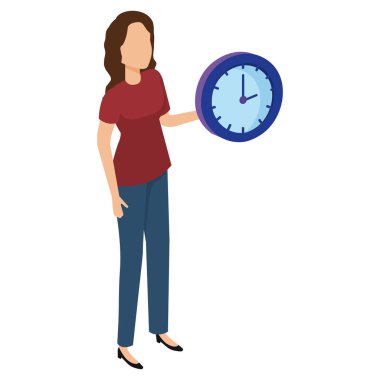 zaman saat izle genç kadın