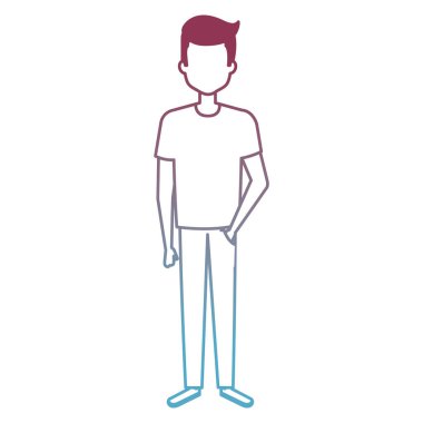 genç adam avatar karakter