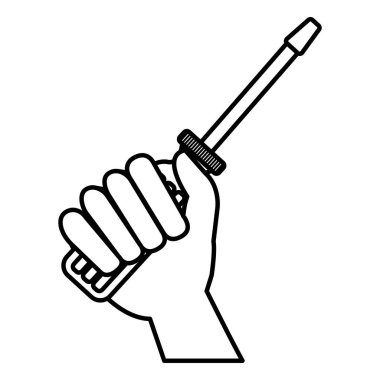 tornavida aracıyla el