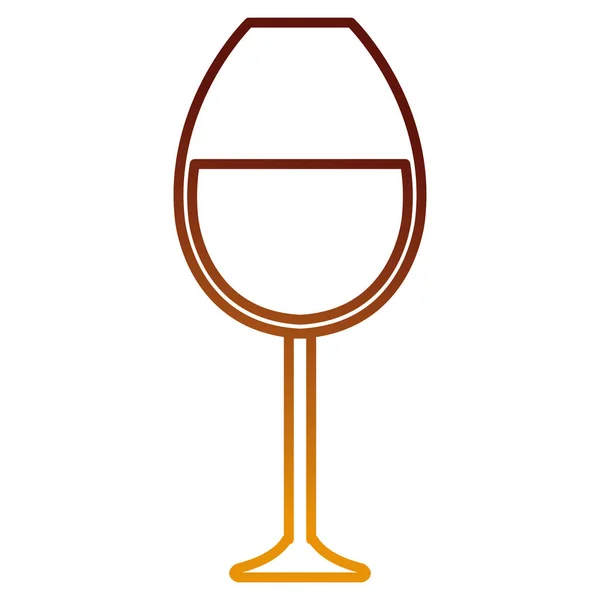 Vin cup glas ikon — Stock vektor