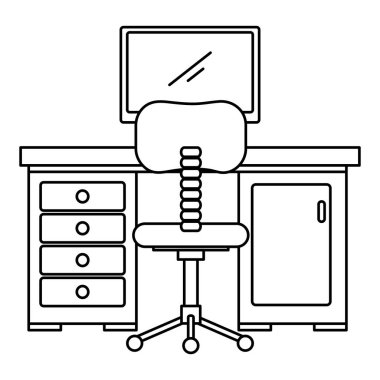 ofis çalışma masası ve Masaüstü sahne ile
