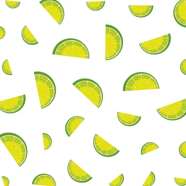 Citroner citrusfrukter mönster — Stock vektor