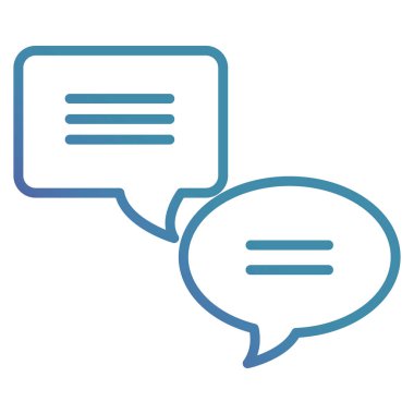 konuşma kabarcıklar ileti simgesi