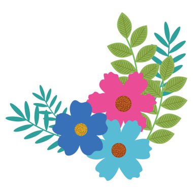 çiçek ve Bahçe dekoratif yaprakları