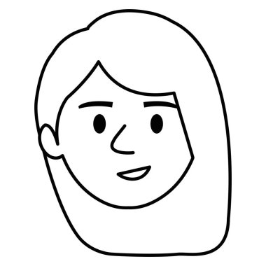 güzel ve genç kadın baş